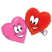 32吋 卷卷爱心 气球 17217 36吋 红红一串心 气球 b85468 41吋 双心