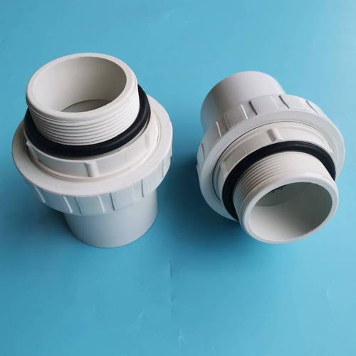 外牙活接游泳池水泵沙缸管道接头pvc2寸配件泳池设备