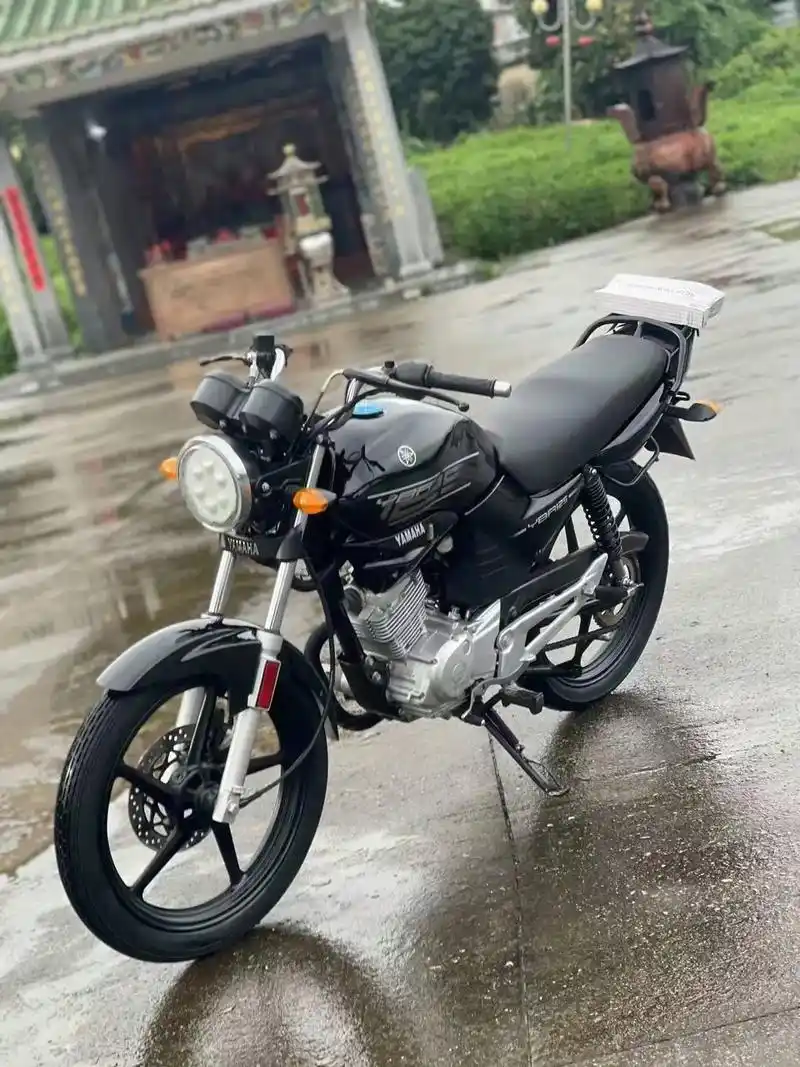 黑色-正品雅马哈ybr天剑125cc 铝圈碟刹 led组合大灯