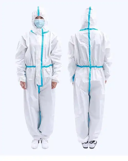 可孚 防护服大白连体防护衣隔离服医生一次性医护隔离衣全身连体连帽