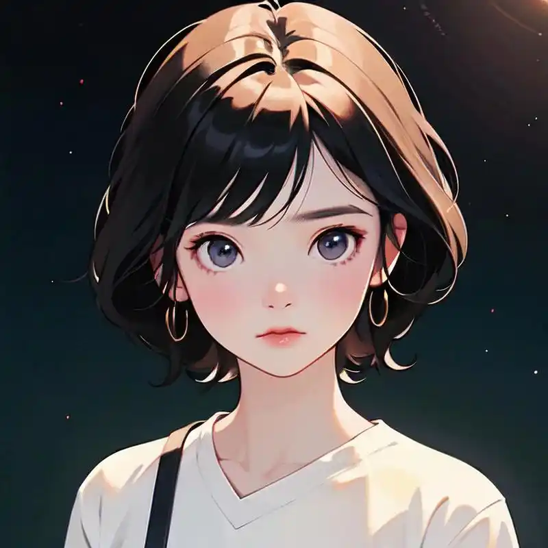 这一组动漫短发女生头像真是太酷啦!