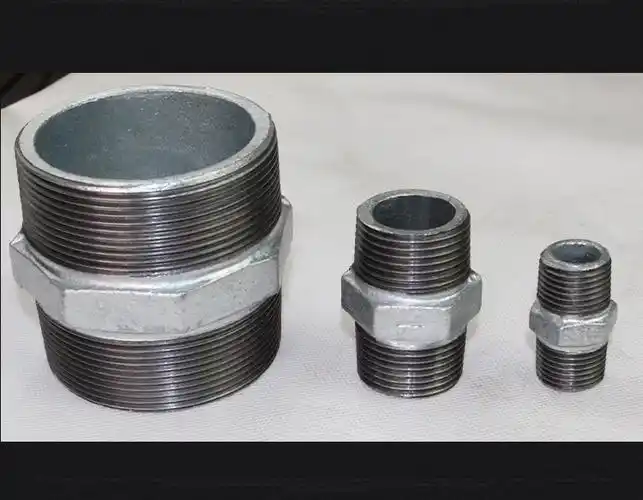 定制 镀锌直接内丝六角外丝玛钢管件镀锌管连接件管箍水管接头配件