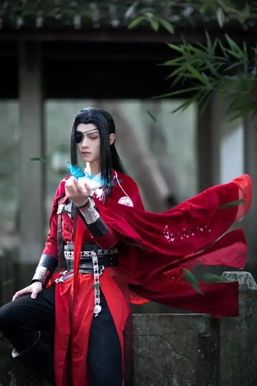 【后期展示】天官赐福 花城 cos正片一米九大… - 半次元 - acg爱好者