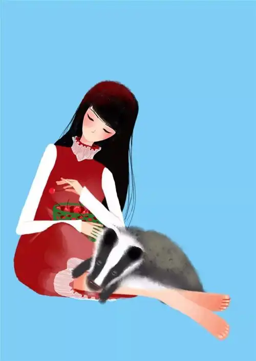 唯美人物服装插画系列回眸一笑百媚生