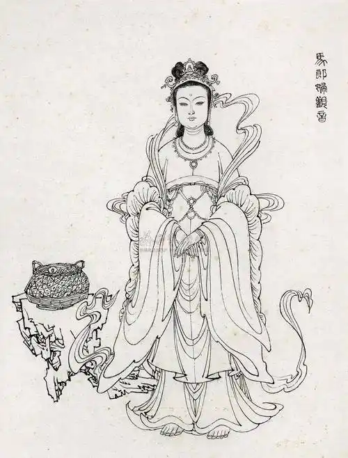 "以色止色","以欲解欲"的神女——锁骨菩萨_女子_渔妇_马郎