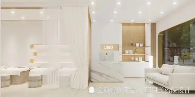 馆设计丨理发店设计丨spa店设计丨小儿推拿店装修丨美容美甲店装修