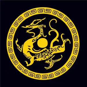 防水反光汽车贴纸个性车身贴图腾车身贴四大神兽15062青龙