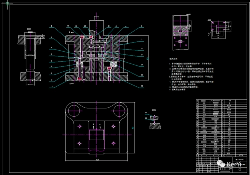 安装板冲压成形工艺及模具设计22张cad图
