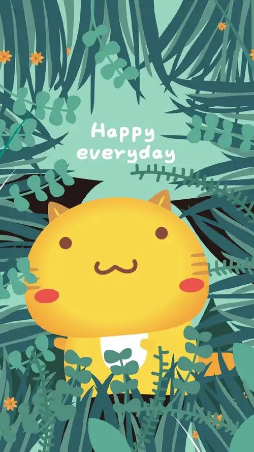 哈咪猫愿你快乐每一天,高清图片,手机壁纸