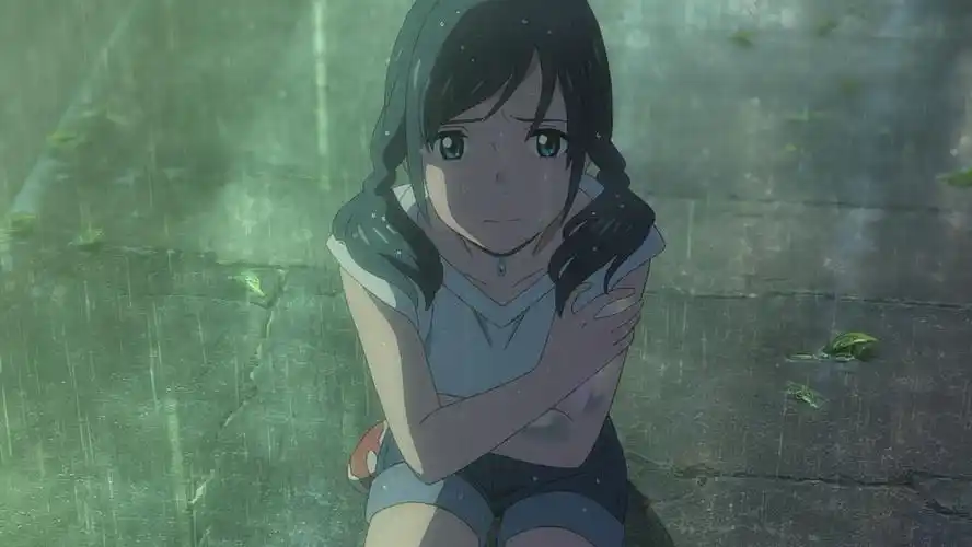 天气之子在雨天遇见最美的你感谢黑暗中给我带来太阳和温暖