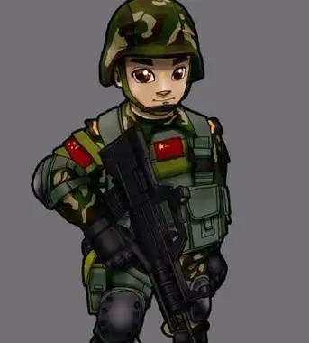 卡通特种兵图片手抄报手抄报版面设计图