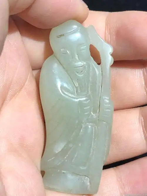 小玉器人物玉雕