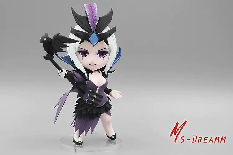 msdreamm「邪鸦魅影」lol英雄联盟 诡术妖姬邪鸦魅影 超轻粘土手办
