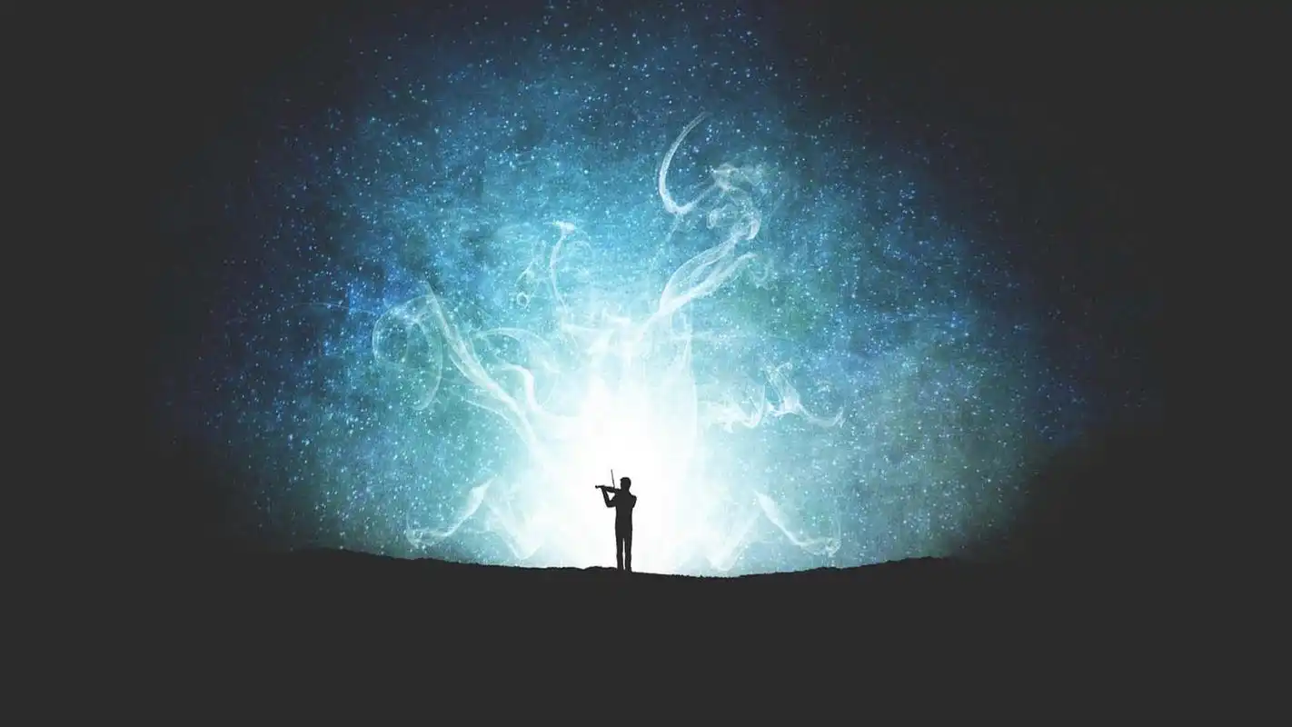 夜晚唯美星空高清图片桌面壁纸