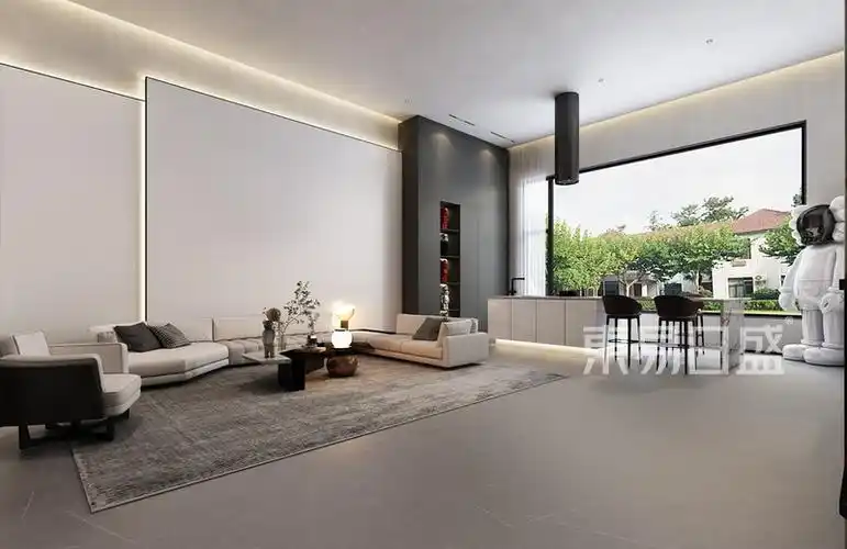 >首页>装修案例>光谷坐标城-130-现代简约>客厅客厅,现代风格的家具和