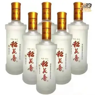 zoci湖北稻花香白酒珍品3号42度纯粮浓香型白酒500ml6瓶整箱