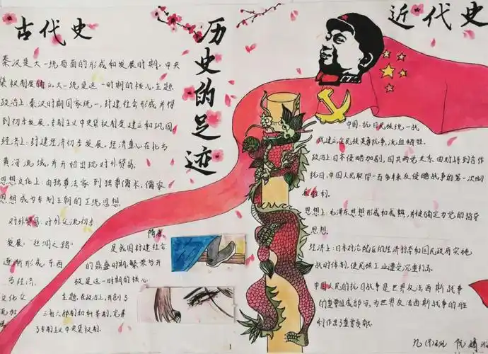 古代史近代史手抄报,历史云烟