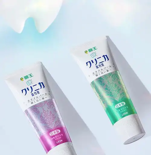 狮王lion齿力佳酵素美白牙膏130g鲜果薄荷进口酵素日本进口清新口气no