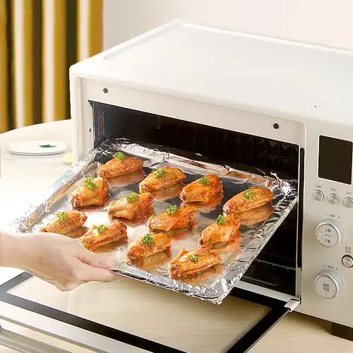 锡纸烤箱家用空气炸锅专用用纸吸油纸盘烘烤锡纸