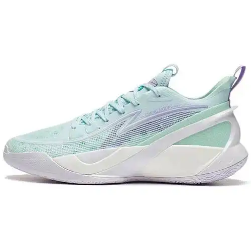 lining李宁音速v2实战篮球球鞋标准薄荷abas057-1-3篮球鞋