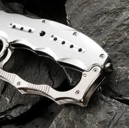 bc41刀护手刀款防身刀拳套合法卡簧野外露营具 bo087_黑【图片 价格