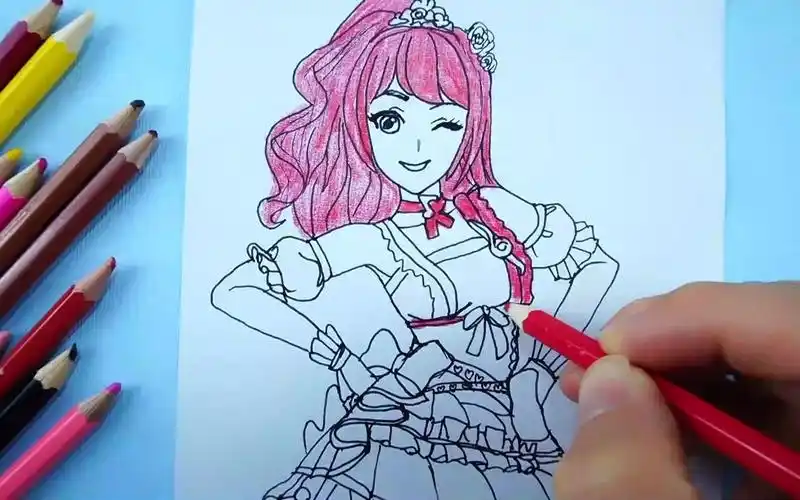 菲梦少女手绘乔可星半身手绘