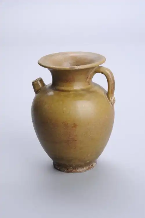 每周鉴赏:唐寿州窑黄釉执壶_每周鉴赏_藏品_淮北市博物馆