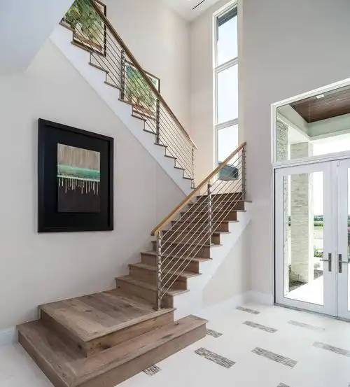 心韵楼梯双跑楼梯 图片色 材质 尺寸 咨询客服 定金