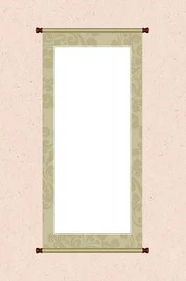 古风中国风画卷卷轴纹理背景素材