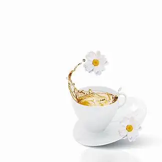 00一杯茶白杯洋甘菊茶白色背景一杯茶白杯洋甘菊茶白色背景000一杯茶