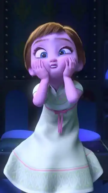 小时候的安娜艾莎好可爱呀#冰雪奇缘