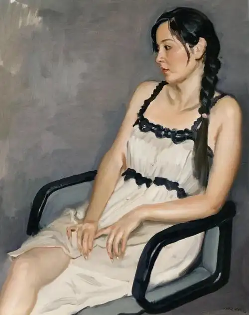 陈丹青油画少女作品欣赏