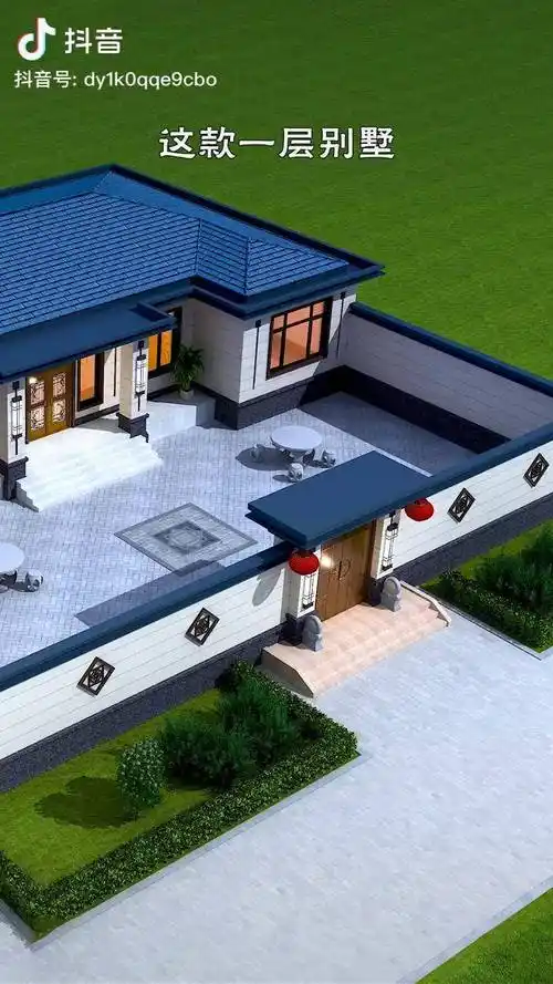 农村实用新中式一层新中式农村建房