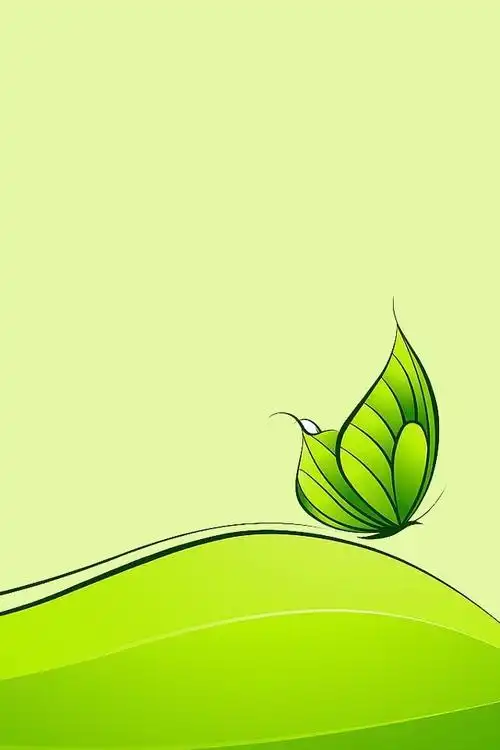 卡通电脑壁纸浅绿色浅绿色壁纸卡通