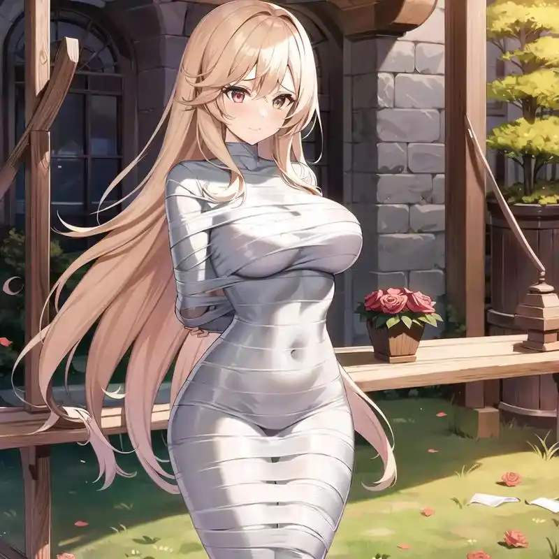 木乃伊少女#二次元 #动漫 #木乃伊束缚 - 抖音