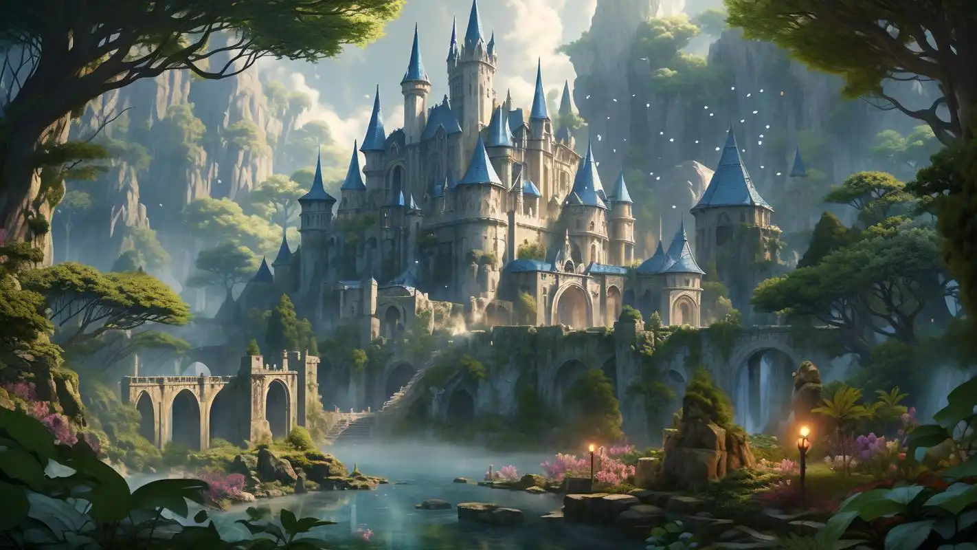 98童话森林中的梦幻城堡壁纸99