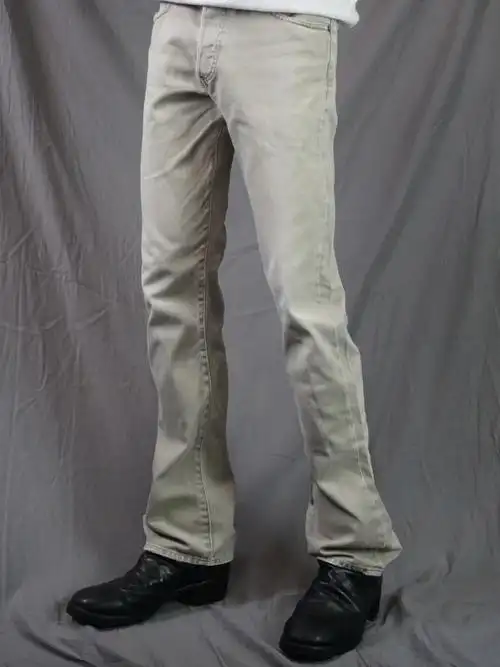 90svintagelevis517卡其灰色水洗