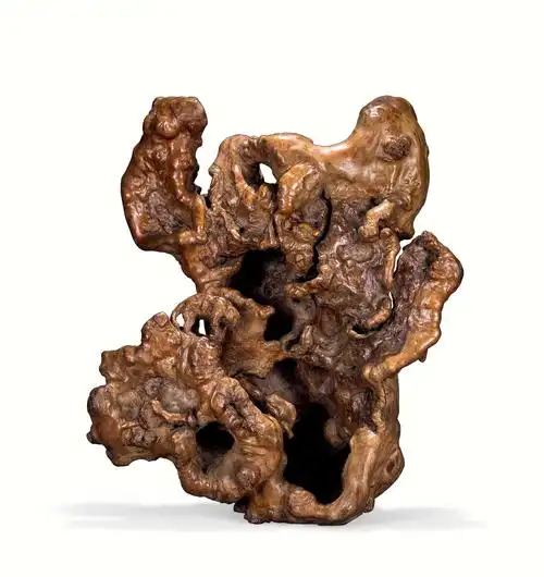 清天然根雕摆件