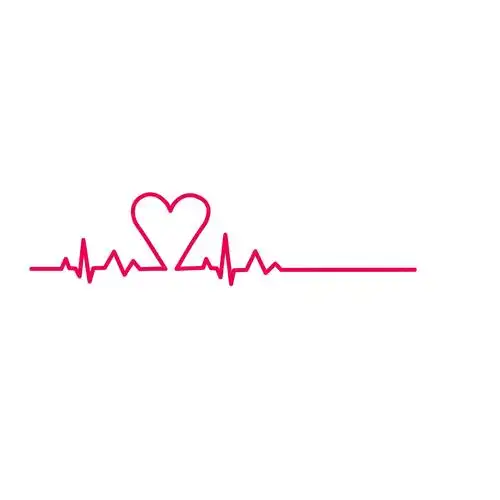 粉色手绘卡通心电图爱心元素gif爱心元素[gif]