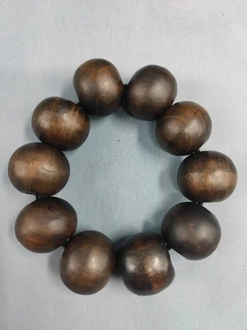 清代奇楠沉香佛珠手串直径30mm - 抖音