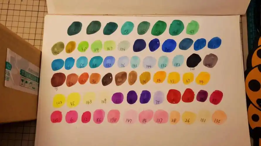 80色双头马克笔