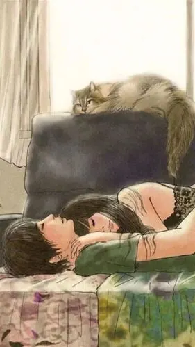 情侣半身亲密头像