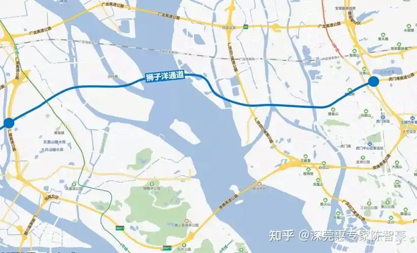 重磅东莞狮子洋通道最新进展预计年底动工2027年通车总投资504亿元