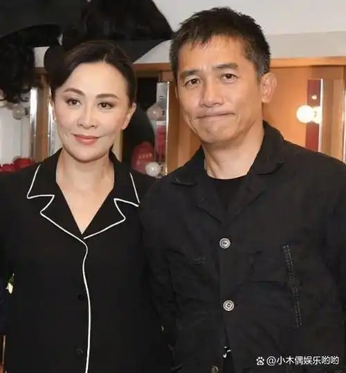 与曾华倩分手后不久,梁朝伟与刘嘉玲陷入热恋之中,2008年7月,俩人步入