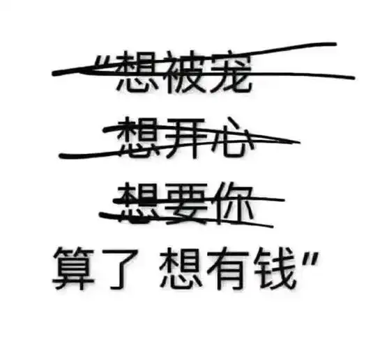 算了 想有钱