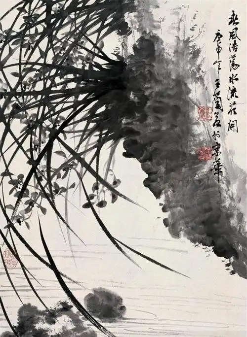 守享遐龄的大画家王兰若画梅兰竹菊