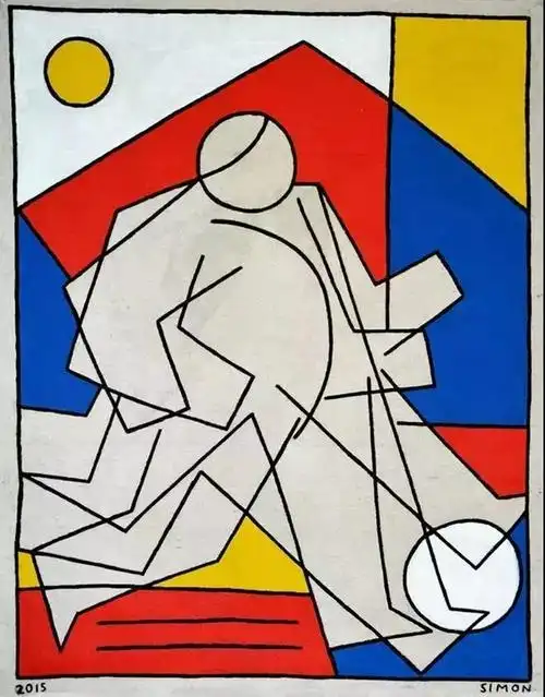 蒙德里安的非具象绘画!