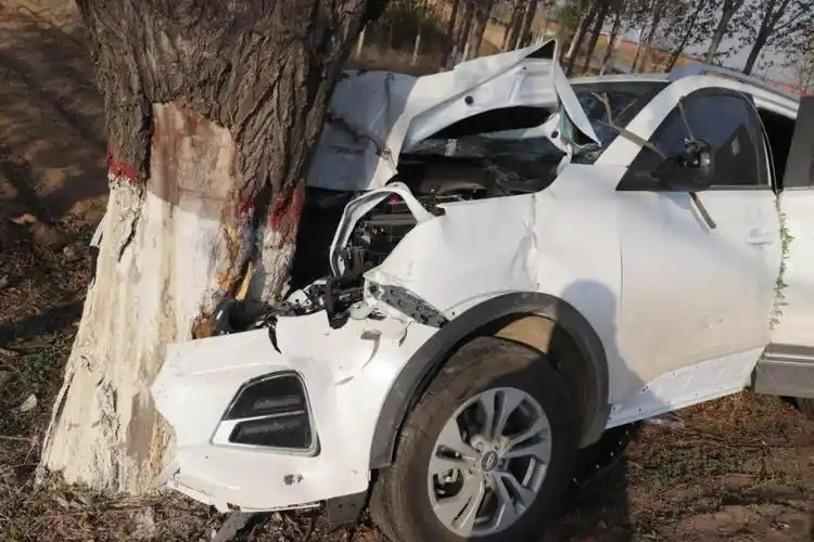 卢昌线一小汽车超速行驶车头撞烂致1人死亡_俞某某