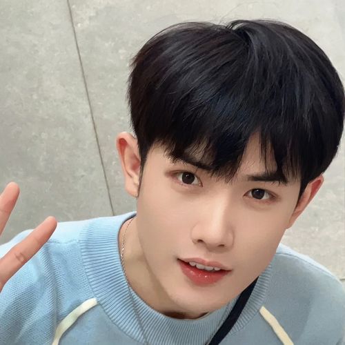 短直发修脸碎盖头学生发型自然蓬松头套,男士中长款风衣发型师帅气