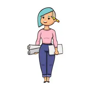 设计师漫画图片